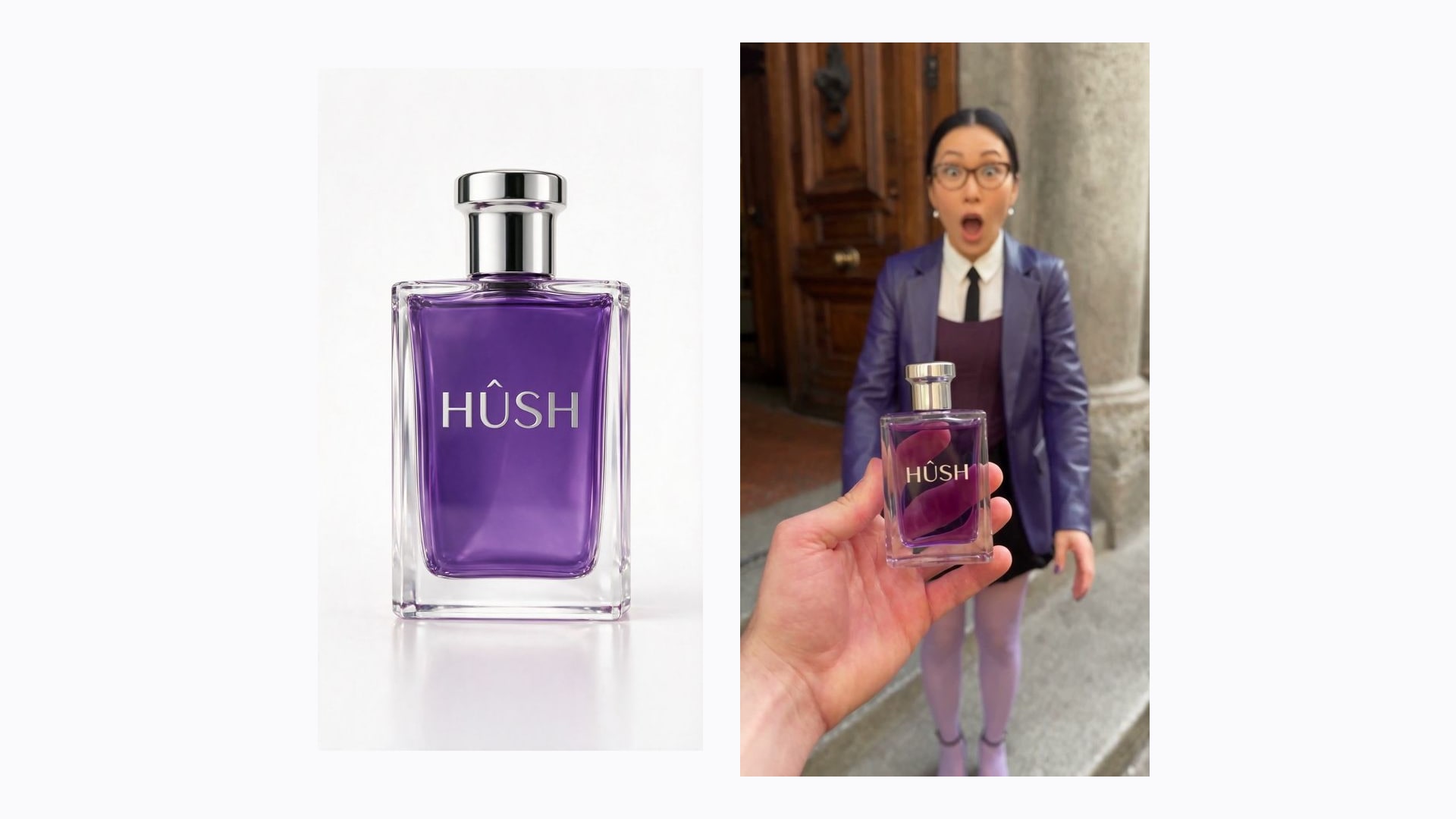 Bottle design beside the muse reveal