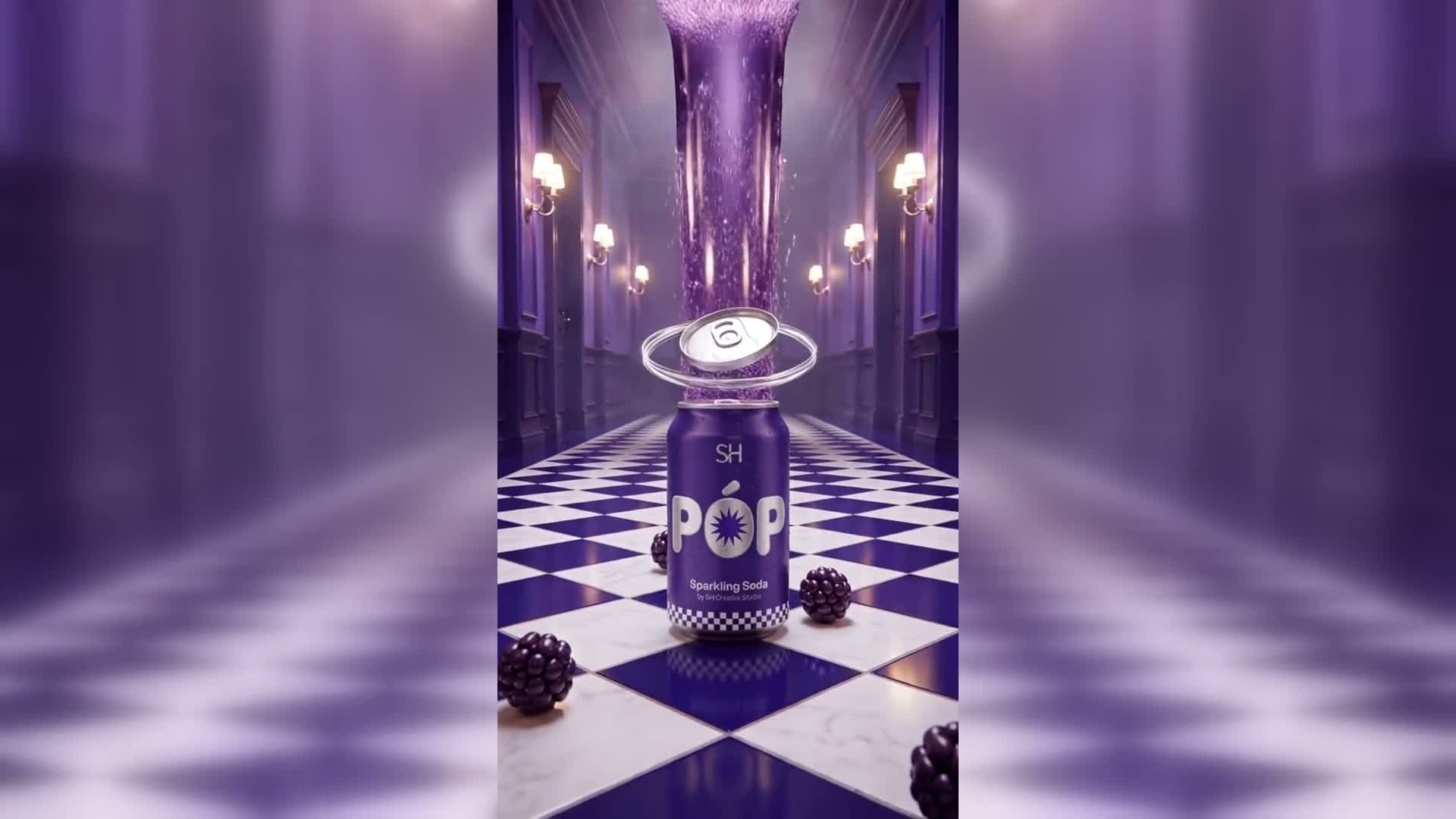 SH POP satisfying CGI commercial